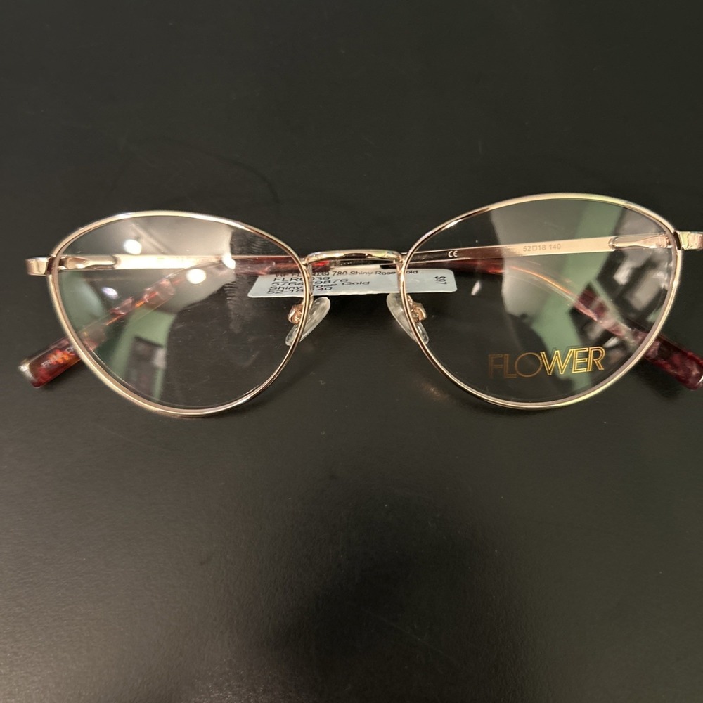 Flower  FLR6039 Rose Gold Full Rim Metal  52-18-140/ 4/D9 Frames Only